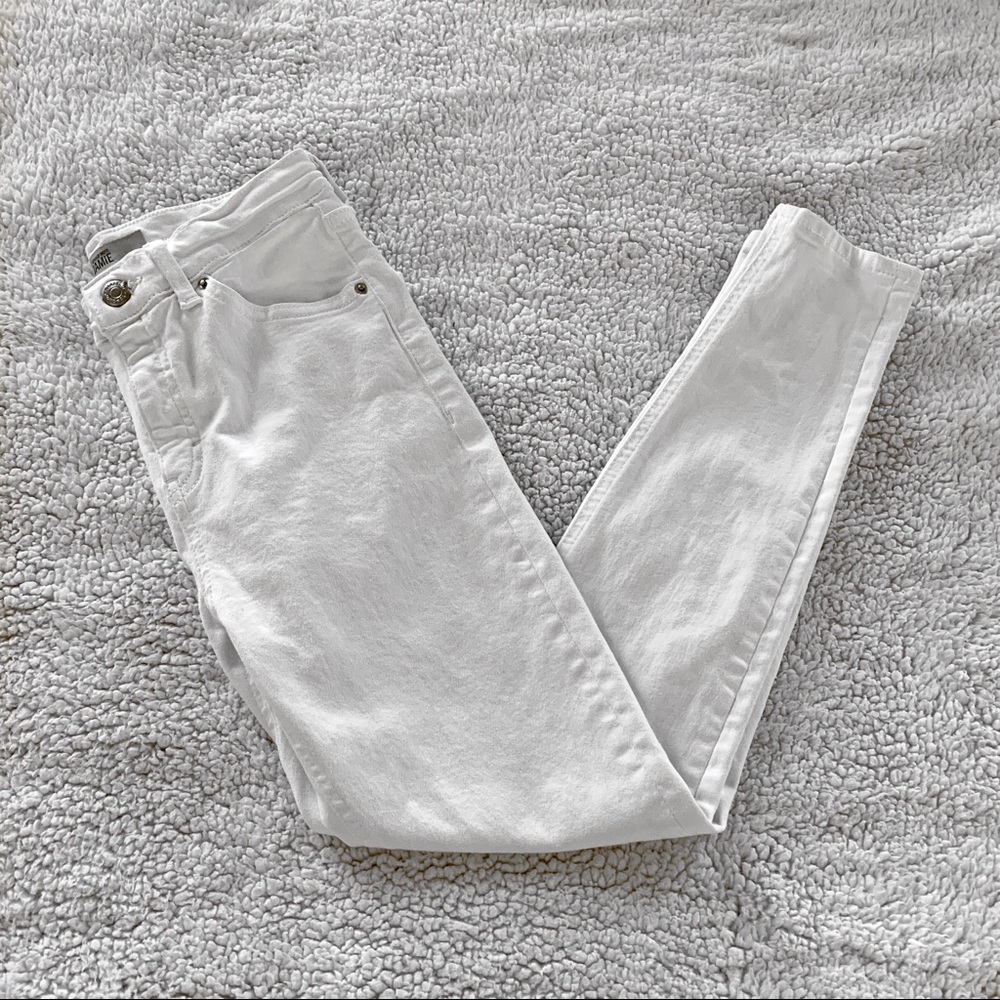 Topshop Moto Jamie White Skinny Jeans